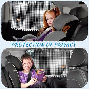 Tendine per finestrino auto-tenda per Privacy universale con ventosa <span class=keywords><strong>a</strong></span> ventosa-graziosa parasole per finestrino auto - Product Image 4