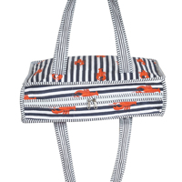 Sac fourre-tout pour femme style preppy, couleur unie, matelassé, fait main, écologique, durable, léger, lavable, été, automne, hiver, ouvert