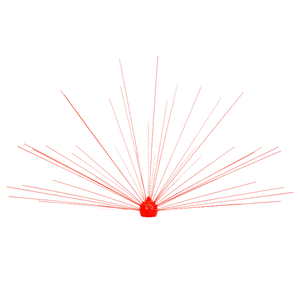 แผ่นแม่เหล็กไล่นกสีแดงสำหรับระบบไฟฟ้าหอคอยโทรคมนาคม - Product Image 3