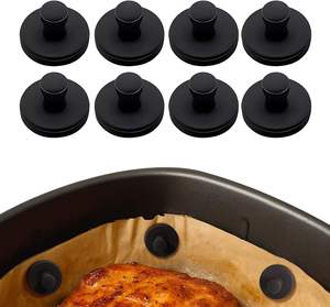 Air Fryer Liner Silicone Full Enclosed Magnets100% BPA FREE Waterproof Rust-proof High-Resistant for Air Fryer Paper - Product Image 1