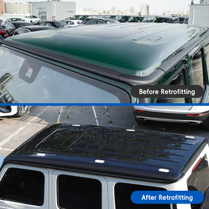 Kit de modification et de mise à niveau de voiture 2019-2024, panneau de protection en fibre de carbone pour le toit arrière, bande décorative pour Benz G63 W464 - Product Image 2