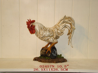 Penanam Ayam Resin Buatan Tangan Dekorasi Luar Ruangan Pot Bunga Polyresin Pot Bunga Kustom