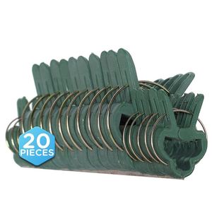 Vert doux jardinage plante et fleur vigne levier boucle pince Clips plantes Fixation Clips jardin Support cravate printemps plante Clips - Product Image 5