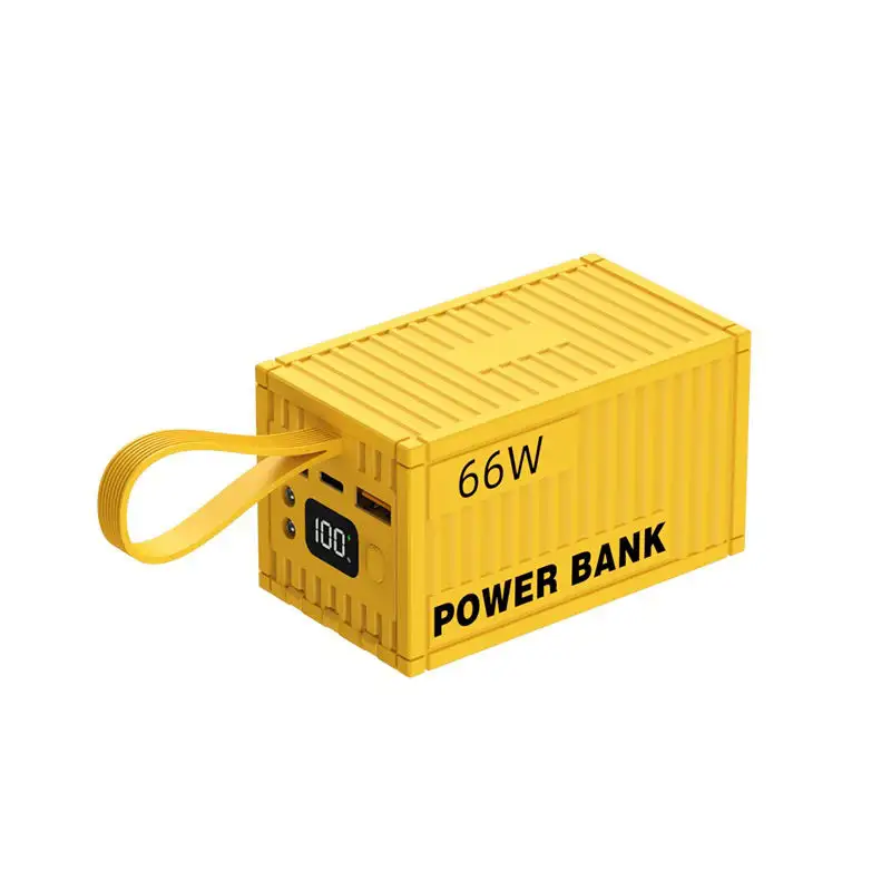FOCUS Creative Container Power Bank 20000mAh Powerbank Luxury Promotional Gift 66W Fast Charge Custom Logo Powerbank