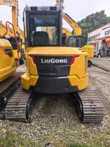 Nouvelle mini-excavatrice Liugong 9055F de 5,5 tonnes, excavatrice diesel à faible consommation de carburant pour travaux de terrassement, fournisseur chinois pour l'exportation - Product Image 3