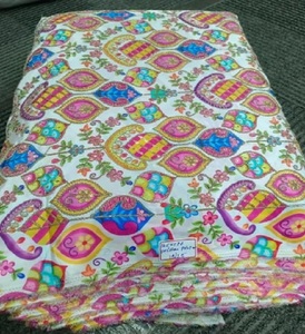 Tissu imprimé multicolore ethnique pour vêtements féminins, idéal pour la couture et la confection de robes - Product Image 2