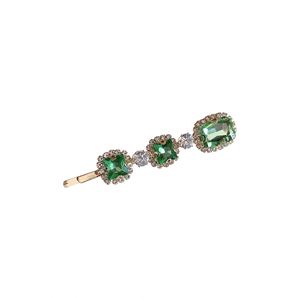 New Arrived French Women Hair Accessories Hair <b>Clips</b> Simply Retro Green Crystal Elegant Bobby Pins Hairgrips - Product Image 5