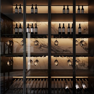 Porte-gobelet à <span class=keywords><strong>vin</strong></span> en aluminium de luxe Casier à <span class=keywords><strong>vin</strong></span> Porte-gobelet en <span class=keywords><strong>verre</strong></span> Stockage monté sur le dessus - Product Image 6