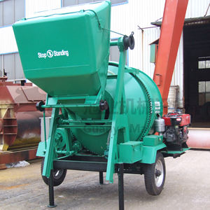 <span class=keywords><strong>Mixer</strong></span> beton bertenaga diesel, mesin beton industri konstruksi output tinggi - Product Image 2