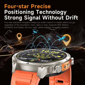 Reloj Inteligente GPS <span class=keywords><strong>para</strong></span> Exteriores MK100 <span class=keywords><strong>con</strong></span> Pantalla IPS HD de 1.7 Pulgadas, Altímetro, Barómetro, Brújula, Resistencia al Agua 1ATM, Monitor de Frecuencia Cardíaca y Sueño - Product Image 4