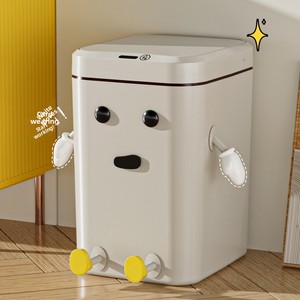 Cảm Biến Thông Minh Sử Dụng Nhà Lưu Trữ Xô Sáng Tạo Lớn Nhựa Thùng Rác Có Thể Dễ Thương Phim Hoạt Hình Thiết Kế Cho Phòng Khách Phòng Ngủ Nhà Bếp - Product Image 3