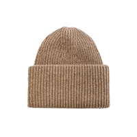 Bonnet en Spandex/Coton Tricoté Plat, Chaud, Coupe-Vent, Hiver, Unisexe, Usage Quotidien, Vente en Gros