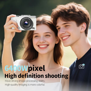 Appareil <span class=keywords><strong>photo</strong></span> numérique hybride 4K HD à écran rotatif - Enregistreur rétro pour étudiants - Tout-en-un pour selfies, vidéos et photos - Product Image 6