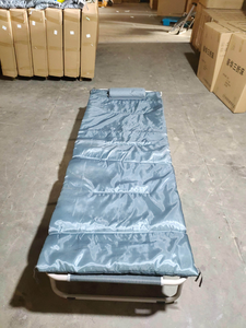 Lit <span class=keywords><strong>de</strong></span> <span class=keywords><strong>camping</strong></span> pliable avec oreiller, chaise longue portable pour la plage, le jardin et le <span class=keywords><strong>camping</strong></span>, chaise inclinable légère et confortable - Product Image 3
