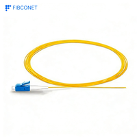 Pigtail Fibre Optique Haute Qualité 12 Cœurs Monomode LC UPC LZH/PVC TDM 900 0.9mm pour FTTH
