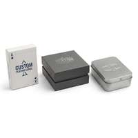 Cartes à jouer personnalisées avec logo, jeu de poker promotionnel, cartes imprimées pour les cadeaux de salons professionnels