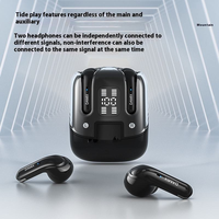 Nuevos auriculares dobles TWS Auriculares Batería larga Dual Dos pares Pantalla digital DX16 Pareja Audifonos Auriculares para juegos