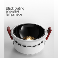 Prix de gros Plafonniers encastrés anti-éblouissement pour intérieur 7W 12W 15W, Lampe nid d'abeille, Éclairage de plafond LED, Angle de faisceau 60° °   Lumière descendante