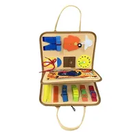 Tableau d'activités Montessori en feutre transfrontalier pour bébés et enfants, éducation précoce, livre en tissu DIY à déchirer pour parents et enfants