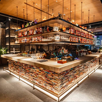 Comptoir de bar commercial sur mesure pour restaurant, café, pub, hôtel – Plusieurs matériaux, styles et tailles – Projet de mobilier clé en main