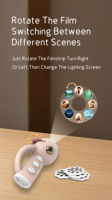 Mini projecteur éducatif interactif pour l'apprentissage de l'arabe, jouet alimenté par piles pour la lecture interactive