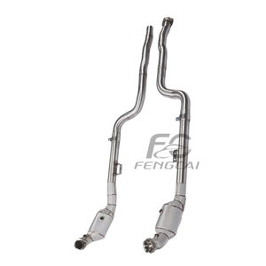 Tubo de Escape Aislado SS304 para Mercedes-Benz <span class=keywords><strong>E500</strong></span> W212 M273 5.5L, Tubo de Escape de Alto Flujo, Mejora de Potencia - Product Image 2