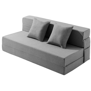 2 in 1 trasformatore salvaspazio sottovuoto memory foam singolo mobile pigro compressore pieghevole divano letto a letto con 3 cuscini - Product Image 1