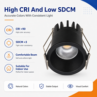 Source de lumière COB personnalisable OEM ODM, boîtier en aluminium, downlight LED encastré pour l'éclairage des salles d'exposition