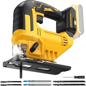 Seghetto Jig Saw senza fili Premium per batteria DW 20v Max Brushless orbitale puzzle 0-45 3 impostazioni orbitali legno sega - Product Image 1