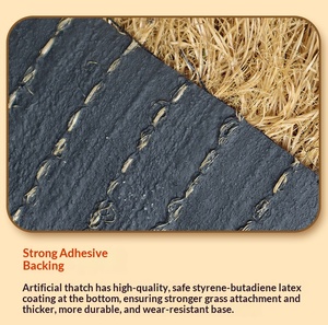 <span class=keywords><strong>Rouleau</strong></span> de chaume synthétique jaune imitation palmier pour toitures de bars et gazebos - Product Image 6