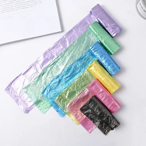 Factory Supply Disposable Color Bin Bags Degradable Black <b>Kitchen</b> <b>Plastic</b> Garbage T-Shirt Bags - Product Image 4
