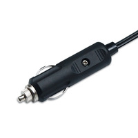 Câble d'Alimentation 12V 24V CC de Rechange pour Glacière de Voiture Mini-Réfrigérateur, Fiche 2 Broches Allume-Cigare