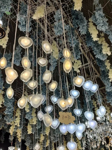 Forniture nuziali luminose in acrilico a 10 teste di cristallo diamantato <span class=keywords><strong>lampadario</strong></span> creativo lampada a sospensione decorazione luce a led - Product Image 4