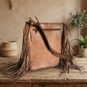 Sac à bandoulière en cuir véritable de qualité supérieure pour femmes, style classique, poignée souple, couleur naturelle, sac à dos de voyage durable - Product Image 5