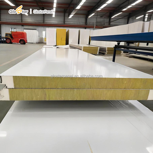 Panel Sándwich de Lana de Roca y Espuma de 50mm 200mm, Acero Galvanizado, Ecológico, Insonorizado, para Cuartos Limpios, Cámaras Frigoríficas, Talleres y Almacenes - Product Image 2