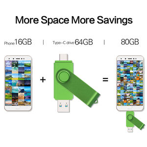 OTG 128GB 16G 32G 64GB USB 3,0 Flash Drive Pen Drive para almacenamiento externo en teléfonos inteligentes y computadoras Pendrive de capacidad real - Product Image 6