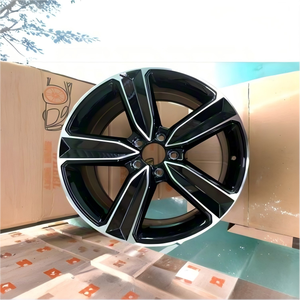 Rines de Aleación de Aluminio de 17-20 Pulgadas 5X112, Rines Fundidos con Superficie Negra Mecanizada y Diseño Multirradio DQ018 - Product Image 6