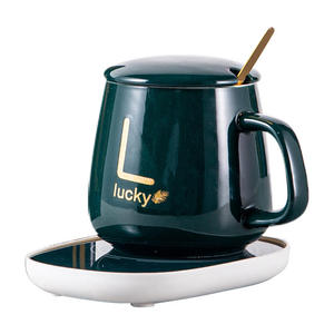 Chauffe-tasse Chauffe-tasse Tasse quantité minimale de commande LOW Personnalisation Smart Electric Usb Office 55 ℃ Home Promotional Business Gift Set Ceramic Coffee - Product Image 6