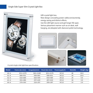 Caja de Luz LED de Tela Elástica sin Marco, Marco de Aleación de Aluminio Impermeable, Letrero Publicitario Interior y Exterior para Restaurante o Tienda - Product Image 2