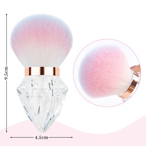 Diseño <span class=keywords><strong>de</strong></span> cono Cómodo Limpieza suave Cepillo <span class=keywords><strong>de</strong></span> polvo cosmético Maquillaje Removedor personalizado Cepillo <span class=keywords><strong>de</strong></span> polvo <span class=keywords><strong>de</strong></span> <span class=keywords><strong>uñas</strong></span> rosa - Product Image 6