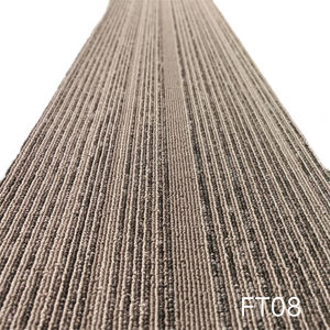 Dalles de moquette commerciales de haute qualité, décoration de bureau moderne, moquettes de sol, tapis carrés noirs - Product Image 1