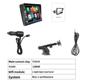 7inch PND <b>GPS</b> <b>Navigator</b> IPS Capacitive Touch Screen Wireless CarPlay BT WiFi FM TF Card - Product Image 5