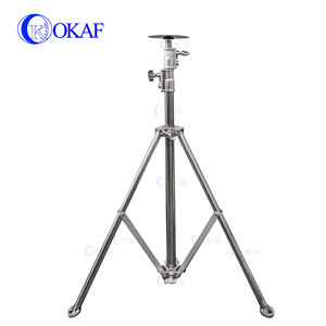 ยกคู่มือ Retractable ขาตั้งกล้องสแตนเลสน้ำหนักเบา Telescopic เสาสำหรับเสาอากาศแสงกล้องวงจรปิดกล้อง - Product Image 3