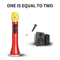 Microphone sans fil TWS OEM avec écho, micro USB, microfono inalambrico profesional, système de mixage vidéo karaoké avec moniteur/écran