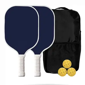 New Arrival Latest Design Pickleball Paddles Fiberglass Surface Pickleball Set with Pickleball Rackets, Pickle Ball Paddle Set