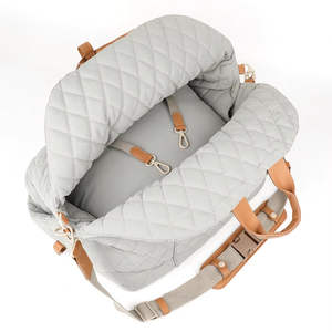 Bolsa de Transporte 2 en 1 para Mascotas, Desmontable, de Nailon, Impermeable, Portátil, para Viajes, Bandolera, para Gatos, Perros, Cachorros, Gatitos, para Coche y Avión - Product Image 6