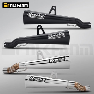 ระบบท่อไอเสียรถจักรยานยนต์ <span class=keywords><strong>Hayabusa</strong></span> GSX1300 <span class=keywords><strong>Gen3</strong></span> แบบสองด้าน พร้อมท่อเชื่อมต่อกลาง Brock Allen รุ่นดัดแปลง สภาพใหม่ - Product Image 1