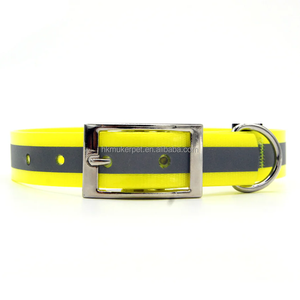 Collar de Perro Moderno de PVC Suave al por Mayor de Hong Kong Muker, Impermeable, con Hebilla de Liberación Rápida, Ajustable, con Orificios, Diseño Simple y Moderno - Product Image 5