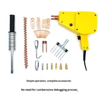 Machine de réparation portable Meson Jackal pour tôles et bosses de voiture, jaune/noir, avec sac de transport en plastique, pour le façonnage de carrosserie 2012