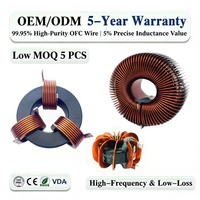 Filtro Electromagnético de Alta Frecuencia, Inversor, Bobina de Aire, Inductor de Cable Plano, Alta Corriente, DCR Ultrabajo, Alta Disipación de Calor